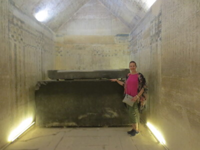 burial chamber, Unas Pyramid, Saqqara