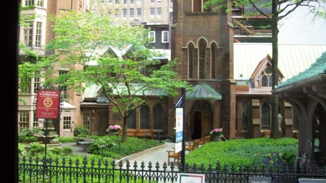 “Little Church Around the Corner” Church of the Transfiguration aka the little church around the corner